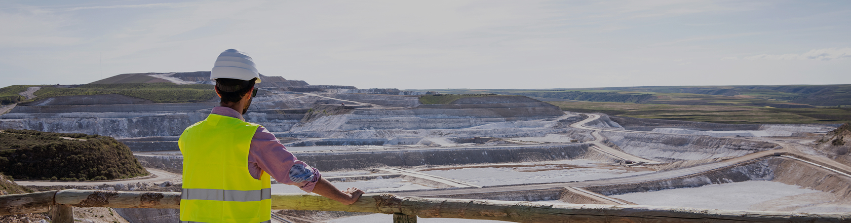 Un trabajador de Crimidesa hablando por teléfono
